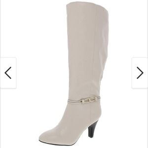 New Karen Scott  Hanna Cream Dress Boots